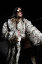 BOXY LONG FAUX FUR COAT - Image 7