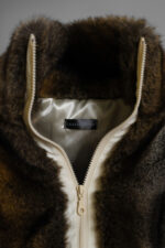 CROPPED FAUX FUR JACKET - Image 8