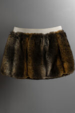 MINI FAUX FUR SKIRT