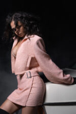 TWEED JACKET & SKIRT CO-ORD SET