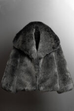MID LENGTH FAUX FUR COAT - Image 2